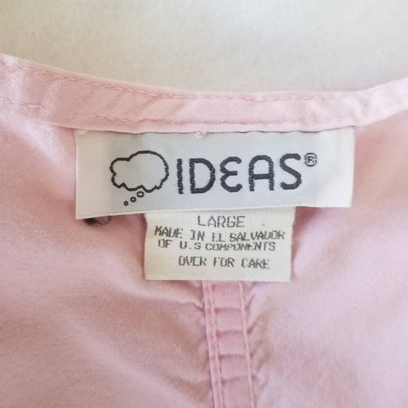 Ideas Vintage Sleeveless One Piece Jumpsuit Romper Pink, Women's Size Large - Picture 4 of 12